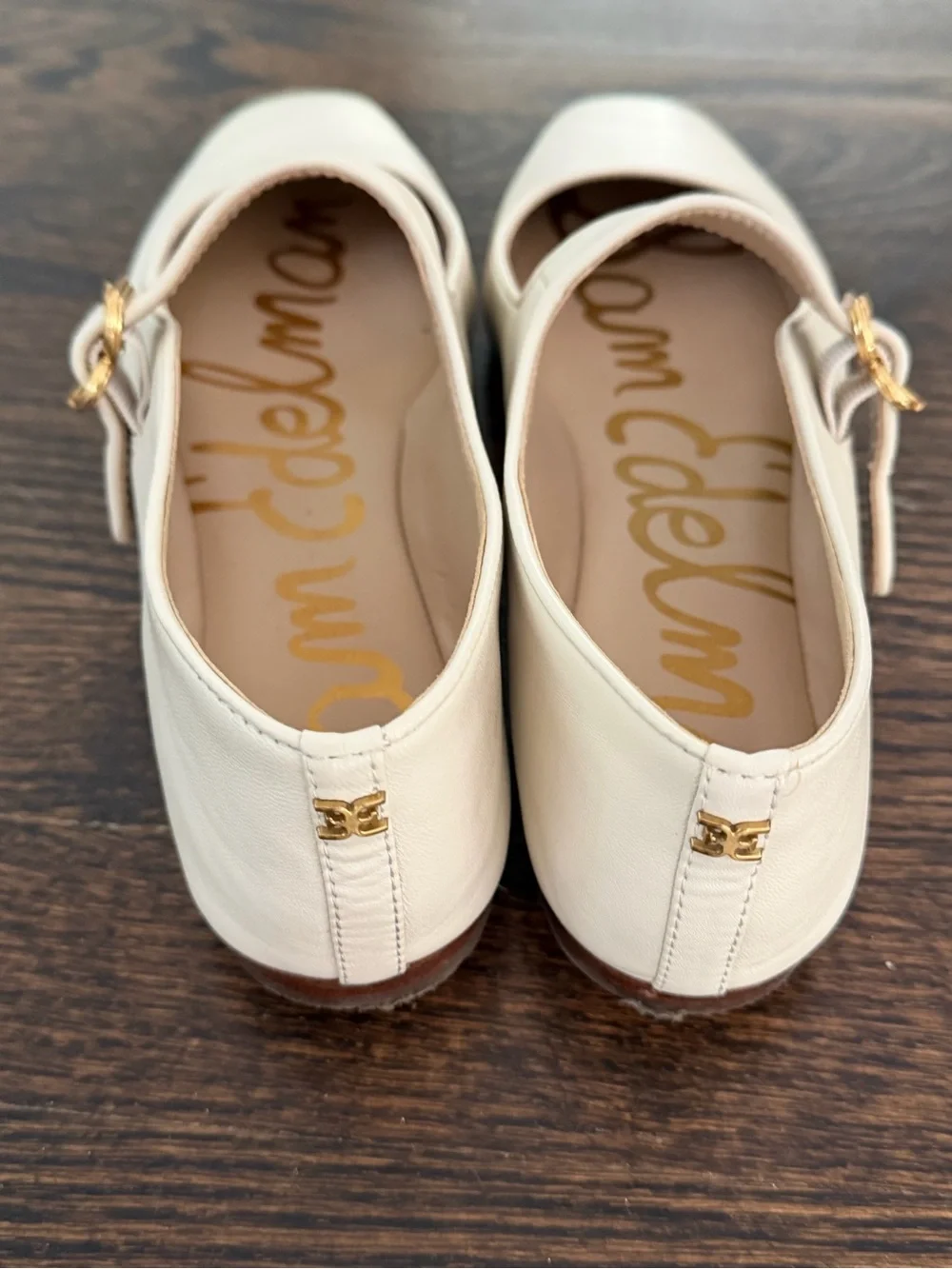 Sam Edelman Michaela Mary Jane Flats with Gold Buckles